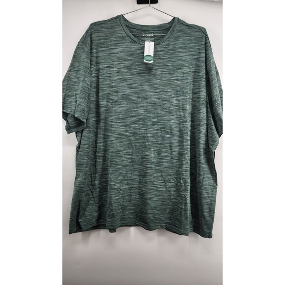 Stitch Fix Other - 01 Algo Men's Green XXL Spacedye Performance Short Sleeve Raglan Crew Shirt NWT